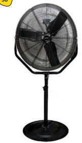INDUSTRIAL PEDESTAL DRUM FAN